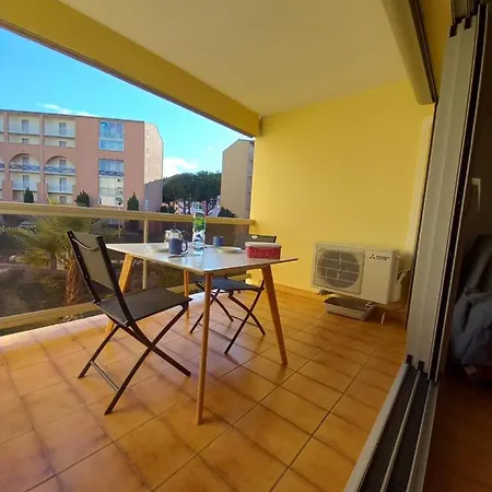 Helios 24, T2 Climatise, Parking, Terrasse, 500M Plage Agde Extérieur photo